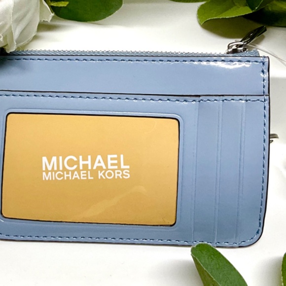 Michael Kors Fulton Small Blue TZ Coin Pouch - Picture 7 of 7